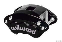 Brake Caliper, D154 Series, Aluminum, Black, 2-Piston, Front, Each