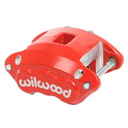 Brake Caliper, D154, Aluminum, Red, 2-Piston, Front, Each