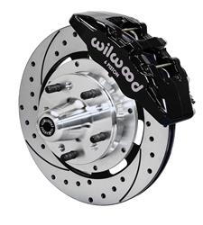 Disc Brakes, Front, Big Brake, Cross-Drilled Slotted Rotors, 6-Piston Calipers, Disc Spindle, Chevy, Kit