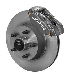 Disc Brakes, Classic Series Dynalite, Front, Solid Surface Rotors, 4-piston Gray Calipers, Ford, Mercury, Kit