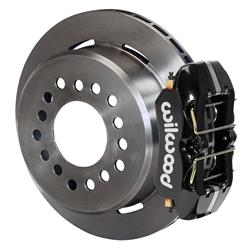 Disc Brakes, Rear, Dynalite Series, Solid-Surface Rotors, 4-Piston Black Calipers, GM 10/12-Bolt, Kit