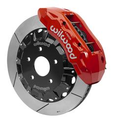 Disc Brake Kit, TX6R Big Brake, Front, 16 in. Slotted Rotors, 6-Piston Red Powdercoat Caliper, Ram, 1500, Kit