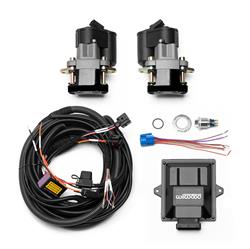 Electric Parking Brake, Black Powdercoated, 0.75 in.-0.81 in. Rotor Thickness, Wiring Harness, Switch, Controller, Kit