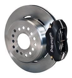 Disc Brakes, Rear, Pro Series, Solid Rotors, 4-Piston Calipers, Ford, 9 in., Small Bearing, Kit