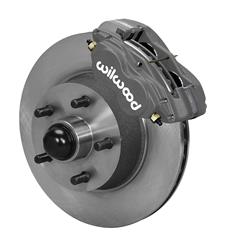 Disc Brakes, Classic Series Dynalite, Front, Manual, Solid Surface Rotors, Gray Calipers, Edsel, Ford, Mercury, Kit