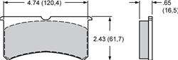 Brake Pads, Smart Pad, BP-20, 7416 FMSI, Set