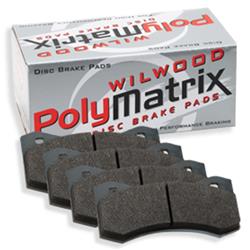 Brake Pads, PolyMatrix Q, Ceramic, Forged Dynalite, Set