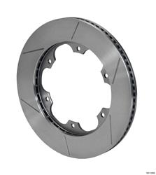 Brake Rotor, GT Series, Straight Vane, Carbon Iron, Slotted, 6 x 6.25 in. Bolt Circle, Each