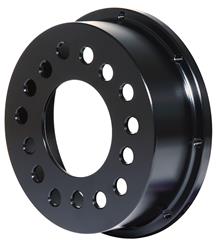 Brake Rotor Hat, HD Fixed Mount, Aluminum, Black, 5 x 4.50/4.75/5.00 in. Bolt Patterns, Each