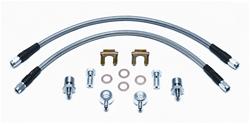 Brake Line, Flexline, Braided Stainless Steel, 14 in., D52 Caliper, GM, Kit