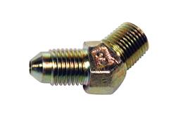 Caliper Inlet Fitting, 45 Degree, 3 AN Male to 1/8 in. NPT Male, Each