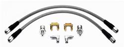 Brake Lines, Flexline, Braided Stainless Steel, Chevy, Front, Kit