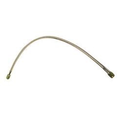 Brake Line, Braided Stainless Steel, -3 AN Hose, Straight Ends, 12.0 in. Length, Each