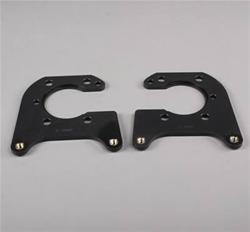 Caliper Mounting Bracket, Replacement, Billet Aluminum, Black Anodized, Wilwood, 140-0261/140-3623/140-7696, Set