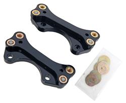 Brake Caliper Mounting Bracket, Replacement, Aluminum, Black E-Coat, 5.250 in. Mount Centers, Wilwood, Pair