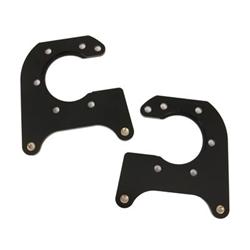 Brake Caliper Mounting Bracket, Replacement, Billet Aluminum, Black Anodized, Wilwood, 140-2119, Set