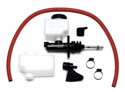 Master Cylinder, Aluminum, Black, .875 in. Bore, Universal, Kit