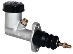 Master Cylinder, Compact, Integral Reservoir, Aluminum, Natural, .625 in. Bore, 1.4 in. Stroke, Each