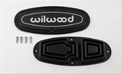 Master Cylinder Cap, Replacement, Screw On, Aluminum, Black, Wilwood Logo, Kit