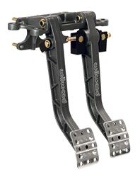 Brake Clutch Pedals, Aluminum, Black, Forward Mount, Universal, Each