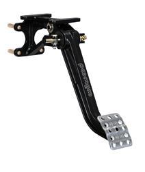 Brake Pedal Assembly, Firewall Mount, Aluminum, Black, Rectangle, 7:1 Ratio, Each