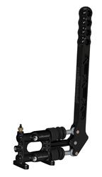 Hydraulic Hand Cutting Brake, Vertical, Dual 3/4 in. Bore, Floor Mount, 14.51 in., Billet Aluminum, Black E-coat, Each