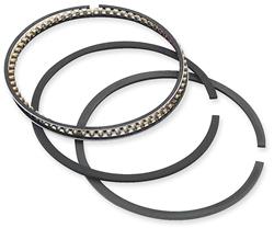 Piston Rings, Gas Nitrided, 97.03mm Bore, 1.5mm, 1.5mm, 3.0mm Thickness, Single Piston, Set