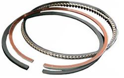 Piston Rings, Chrome, 3.701 in. Bore, 2.0mm, 2.0mm, 4.0mm Thickness, Single Piston, Set