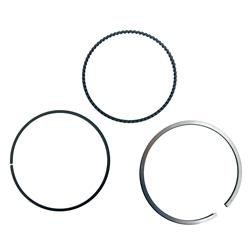 Piston Rings, Gas Nitrided, 86.50mm Bore, 1.0mm, 1.2mm, 2.8mm Thickness, Single Piston, Set