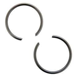 Piston Pin Lock Rings, Round Wire, 0.912 in. Pin, Pair