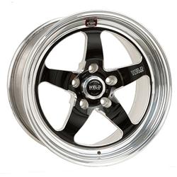 Wheel, RT-S S71, Aluminum, Black, 18 in. x 10 in., 5 x 4.75 in. Bolt Circle, 6.100 in. Backspace, Each