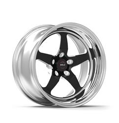 Wheel, RT-S S71, Aluminum, Matte Black, 17 in. x 9.5 in., 5 x 4.50 in. Bolt Circle, 4.200 in. Backspace, Each