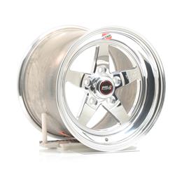 Wheel, RTS Forged, Aluminum, Polished, 15 in. x 11.275 in., 5 x 4.50 in. Bolt Circle, 8.50 in. Backspace, Each