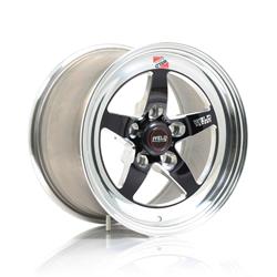 Wheel, RTS Forged, Aluminum, Black, 15 in. x 9.275 in., 5 x 4.5 in. Bolt Circle, 6.5 in. Backspace, Each