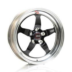 Wheel, S71, Aluminum, Black, 17 in. x 4.5 in., 5 x 4.5 in. Bolt Circle, 2.200 in. Backspace, Each