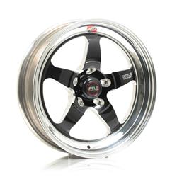 Wheel, S71, Aluminum, Black, 17 in. x 4.5 in., 5 x 4.75 in. Bolt Circle, 2.20 in. Backspace, Each