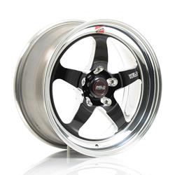 Wheel, RT-S S71, Aluminum, Matte Black, 17 in. x 8.0 in., 5 x 4.75 in. Bolt Circle, 5.800 in. Backspace