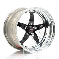 Wheel, RT-S S71, Aluminum, Black, 18 in. x 11 in., 5 x 4.75 in. Bolt Circle, 5.700 in. Backspace