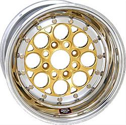 Weld Racing Magnum Import Drag gold beadlock wheels are a great combination of quality and value. They...