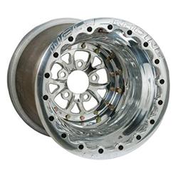 Wheel, V-Series, Aluminum, Polished, 15 in. x 8 in., 5 x 4.75 in. Bolt Circle, 3 in. Backspace, Each