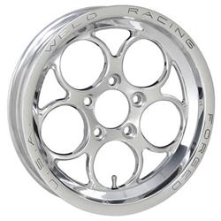 Wheel, Magnum Drag 2.0, Aluminum, Polished, 15 in. x 3.5 in., 5 x 4.5 in. Bolt Circle, 2.25 in. Backspace, Each