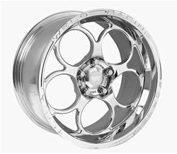 Wheel, Magnum Drag 2.0, Aluminum, Polishe3d, 17 in. x 4.5 in., 5 x 4.5 in. Bolt Circle, 2.25 in. Backspace, Each