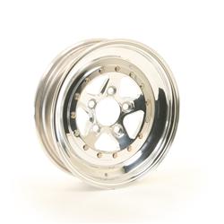 Wheel, Aluma-Star 2.0, Aluminum, Polished, 15 in. x 4 in., 5 x 4.75 in. Bolt Circle, 1.75 in. Backspace, Each