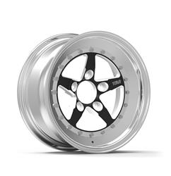 Wheel, Weldstar RT, Aluminum, Gloss Black, 15 in. x 8.00 in., 5 x 4.75 in. Bolt Circle, 4.500 in. Back Space