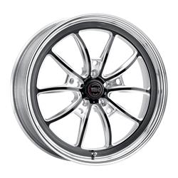 Wheel, 17x5" Black S80 Medium Pad 5x4.5" Bolt Pattern 2.2" Backspace