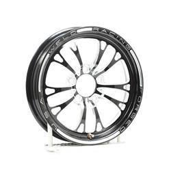 Wheel, V-Series, Aluminum, Black, 15 in. x 3.5 in., 5 x 4.5 in. Bolt Circle, 1.75 in. Backspace, Each