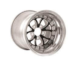 Wheel, V-Series, Aluminum, Matte Black, 15 in. x 8.0 in., 5 x 4.50 in. Bolt Circle, 4.000 in. Back Space