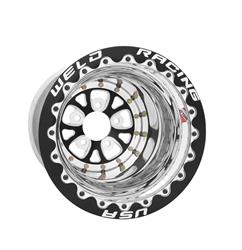 Wheel, V-Series, Aluminum, Matte Black, 15 in. x 10.0 in., 5 x 4.50 in. Bolt Circle, 5.0 in. Backspace