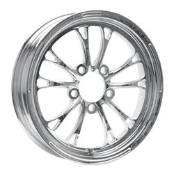 Wheel, V-Series, Aluminum, Polished, 17 in. x 4.5 in., 5 x 4.50 in. Bolt Circle, 2.250 in. Back Space