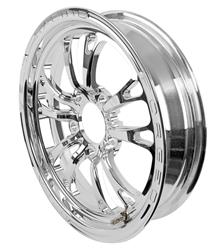 Wheel, V-Series, Aluminum, Polished, 15 in. x 3.5 in., 5 x 4.75 in. Bolt Circle, 1.750 in. Back Space